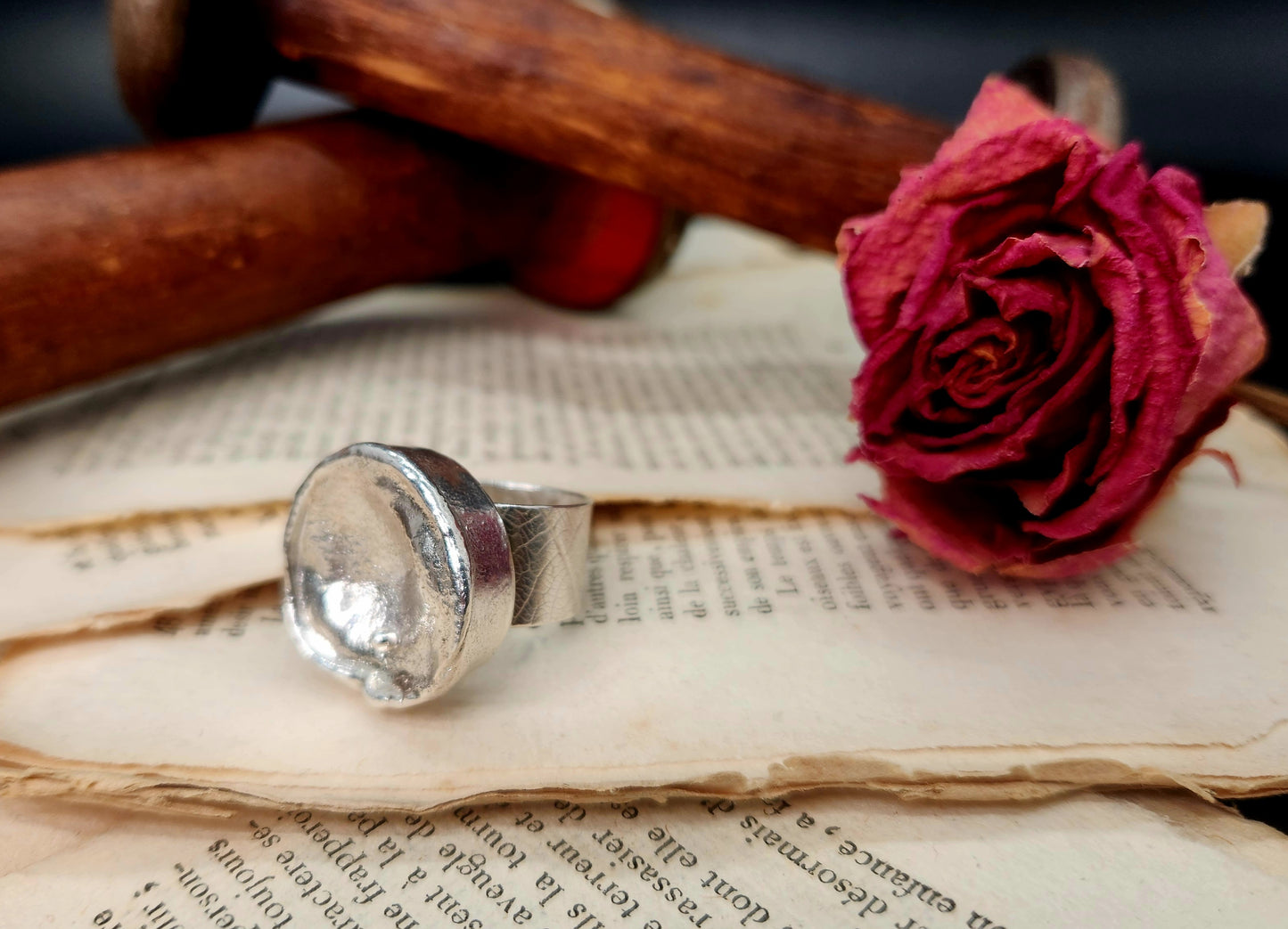 Hollow Form Statement Ring