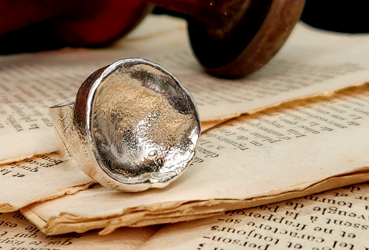 Hollow Form Statement Ring