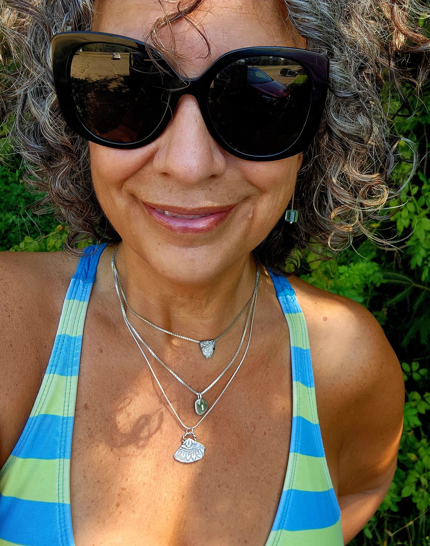 Custom recycled silver charm MTO