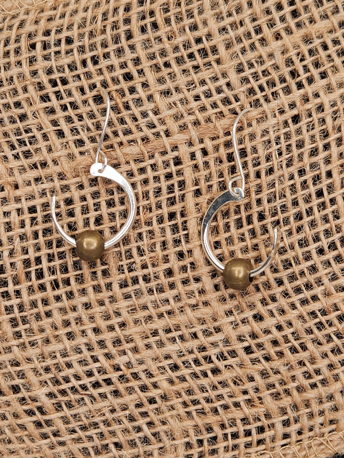 Modern hoops with a bead