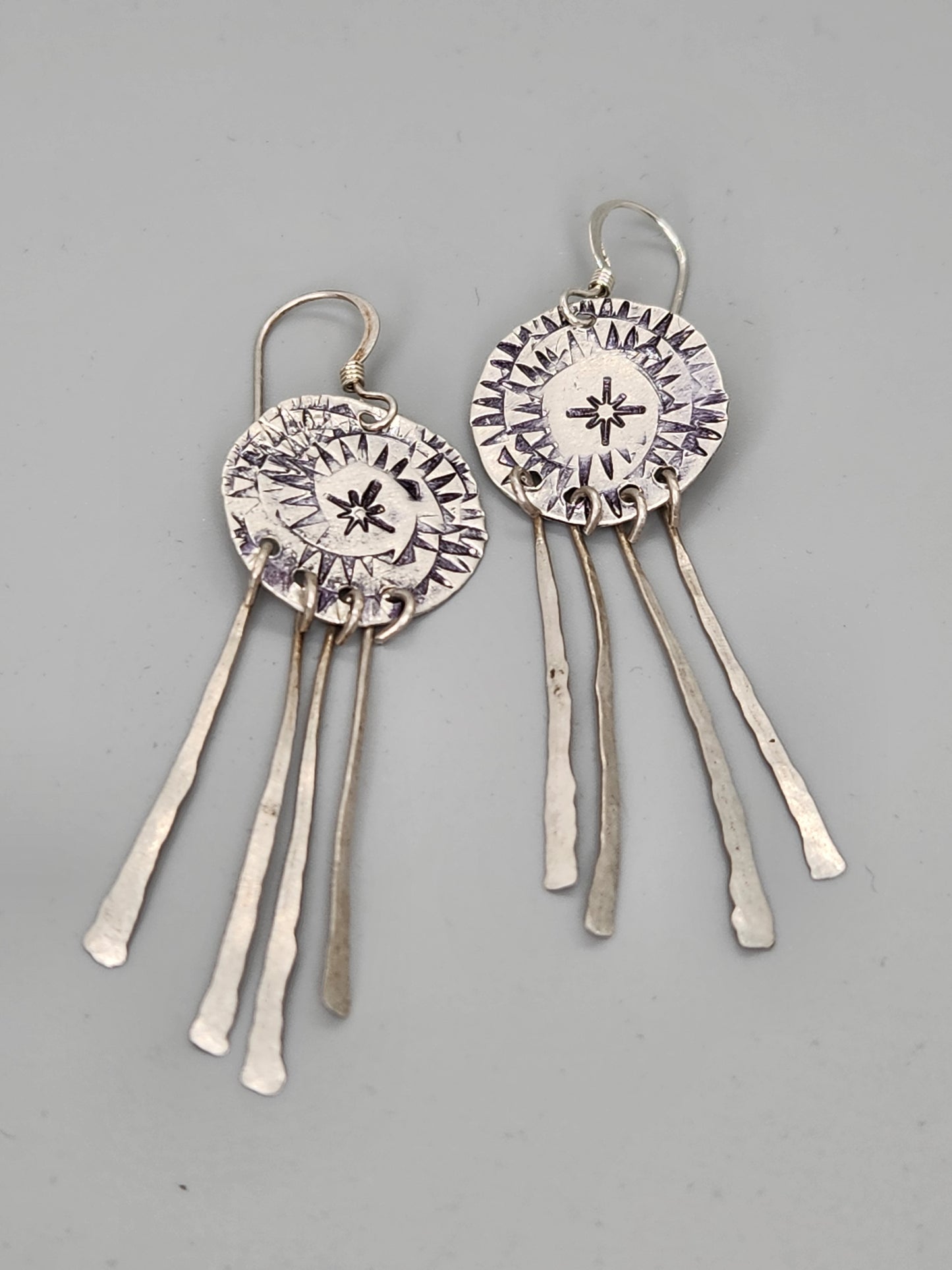 Boho style drop earrings