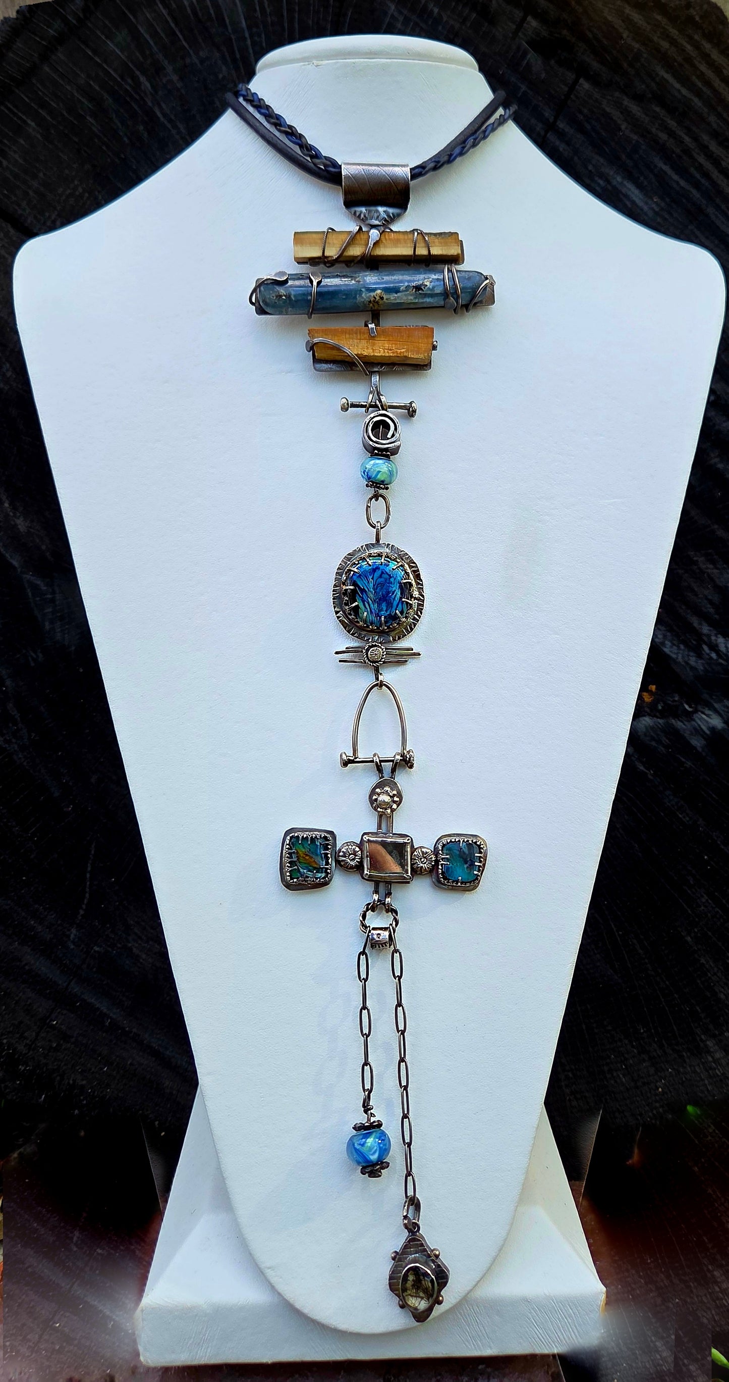 Personal talisman statement necklace one-of-a-kind