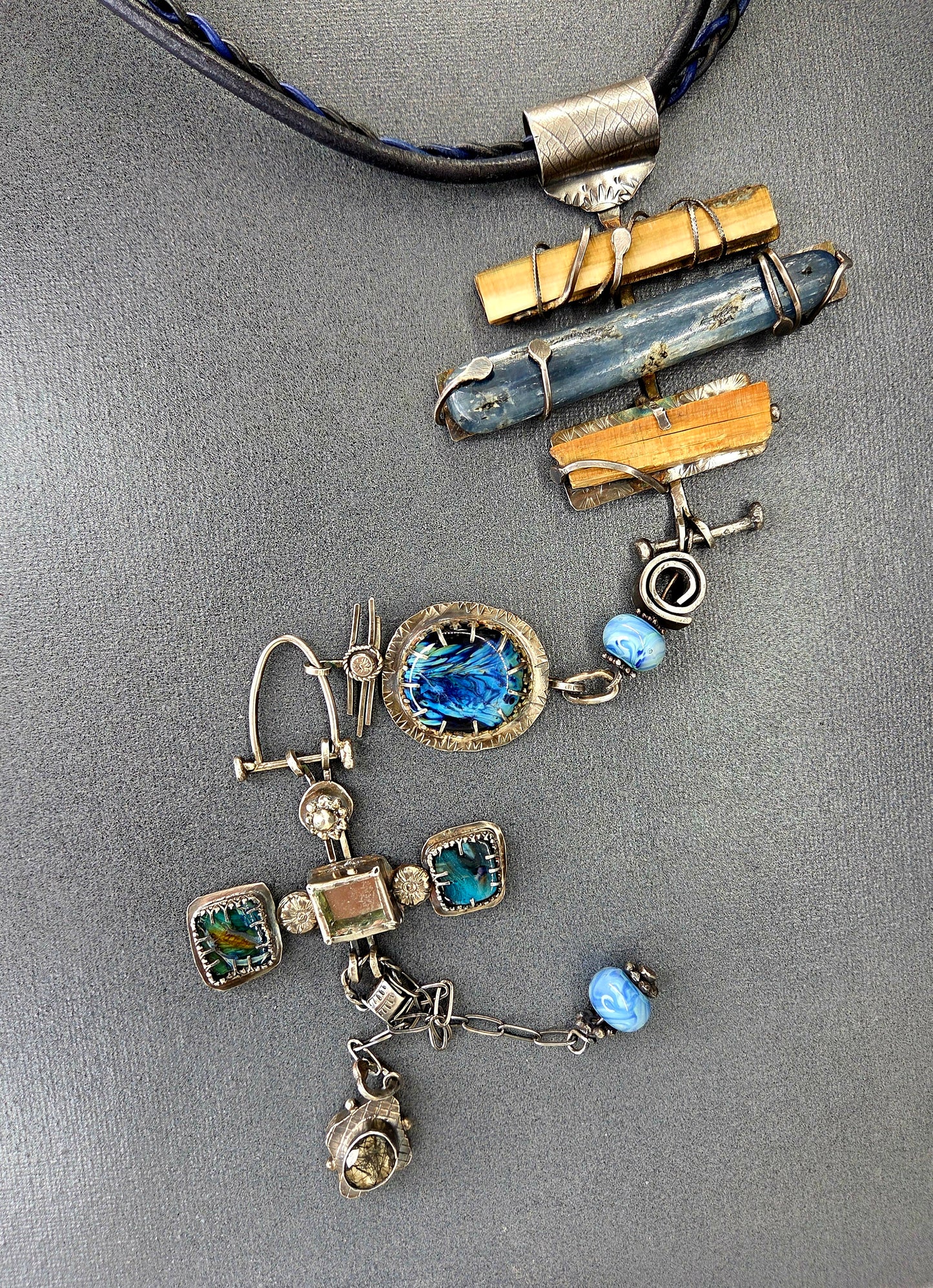 Personal talisman statement necklace one-of-a-kind